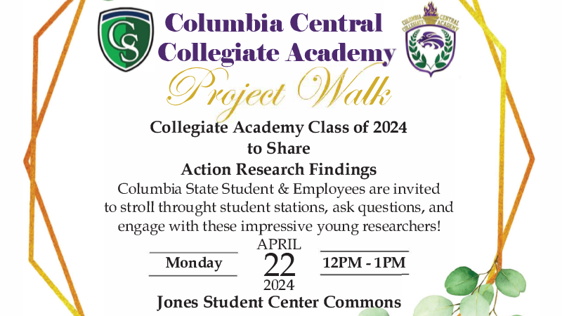 Columbia Central Collegiate Academy Project Walk