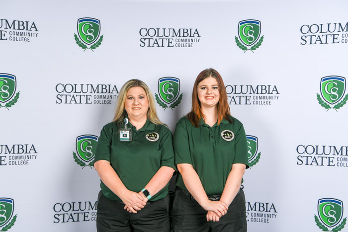Pictured (left to right): Giles County advanced emergency medical technician graduates Brandi Chapman and Madalyn G. Chapman.