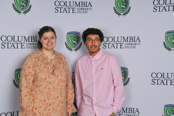 Pictured (left to right): Maury County residents Karalynn G. Bowlds and Johnny Miranda.