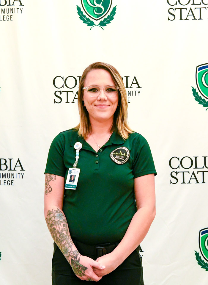 Marshall County advanced emergency medical technician graduate Alanna Biggs.