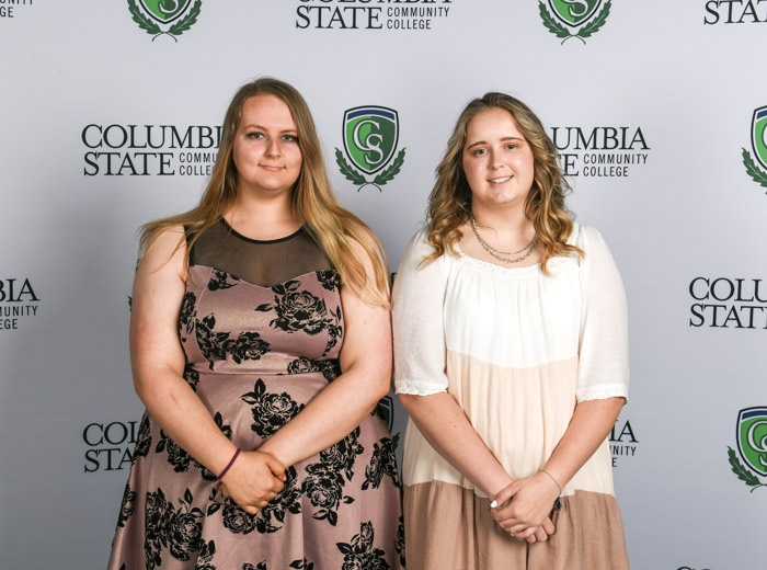 Pictured (left to right): Lawrence County graduates Katelin Lovett and Elizabeth Beasley.