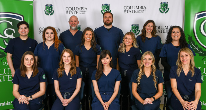 Standing (left to right): Williamson County graduates Brennan Poole, Kathryn Quinones, James Waters, Caroline Reynolds, John McGee, Anya Walker, Regina Frye and Lisa Super. Sitting (left to right): Ashlyn Larsen, Rylee Kraus, Maria Griffin, Victoria Glover and Sommer Robinson.