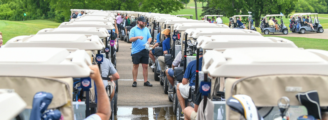Participants at the 25th Annual J.R. Moon Golf Classic.