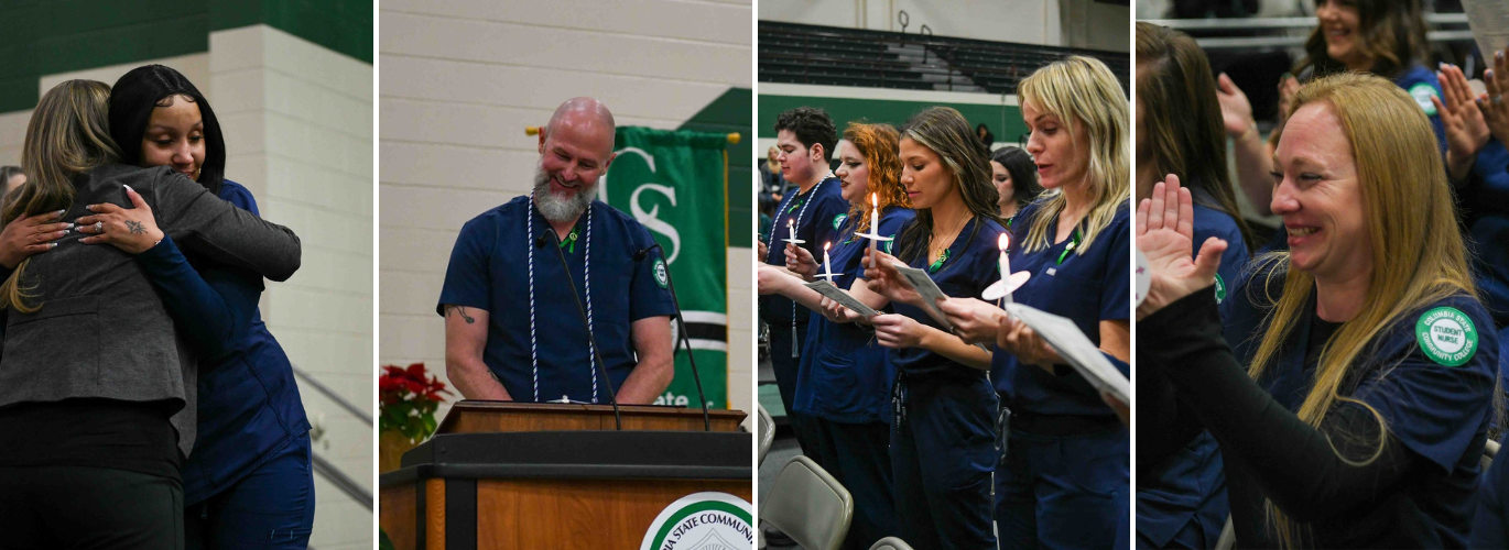 Columbia State Community College recently celebrated 41 nursing graduates in a pinning ceremony in the Webster Athletic Center.