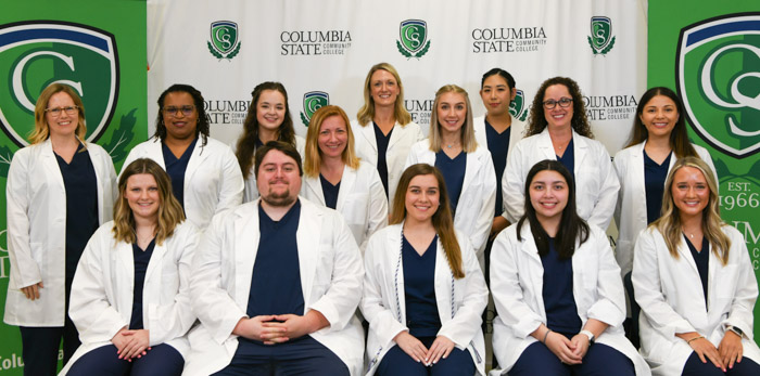 Pictured (standing, left to right): Williamson County graduates Alissa Oma, LaStacia Childress, McKayla Francis, Iuliia Clevenger, Madelyn McCamey, Madeline Tchiblakian, Maile Pan, Sarah Lifferth and Jennifer Laurent. Sitting (left to right): Evelyn Heibel, Andrew Yonts, Taylor Hamm, Amy Tang and Zoe Taylor. Not pictured: Hardesty Hunley.