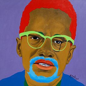 Malcolm X by Michael McBride