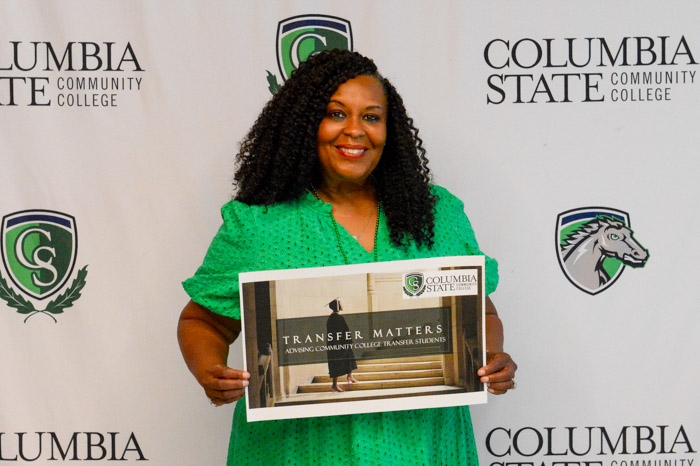 Freda Pillow, Columbia State Career, Transfer and Veteran Center coordinator, and Transfer Matters Advising Summit event coordinator.