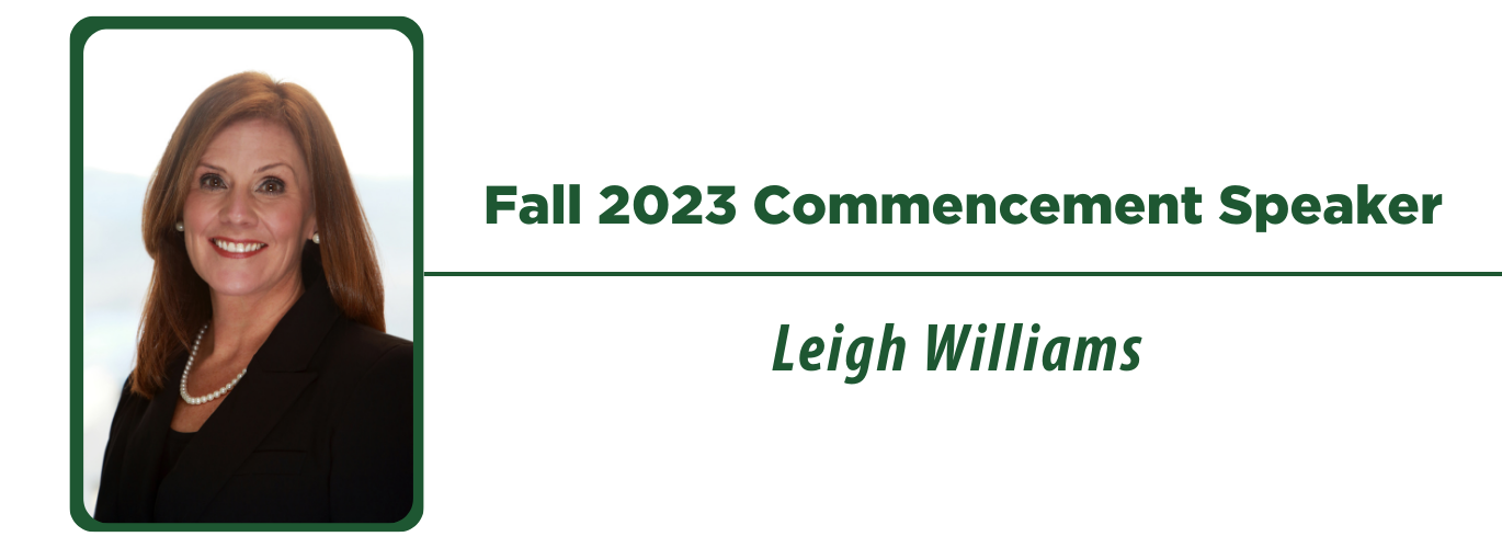 Columbia State’s Fall 2023 Commencement ceremony speaker Leigh Williams.