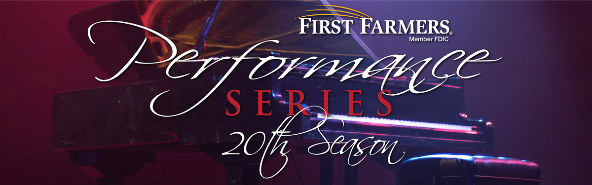 piano with First Farmers Performance Series
